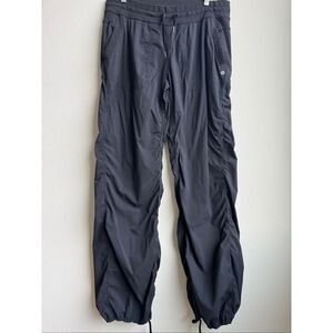 Lululemon Dance Studio Black Straight Leg Pant Size 12 Large Unlined 33” Inseam